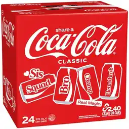 IGA Coca‑Cola 24x375mL Selected Varieties offer