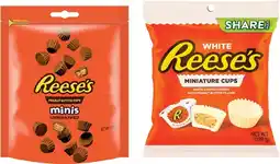IGA NEW Reese’s Miniature Cups 120‑150g, Minis Unwrapped 120g Selected Varieties offer