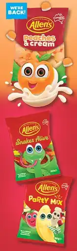 IGA Allen’s Medium Bag 140‑200g Selected Varieties offer