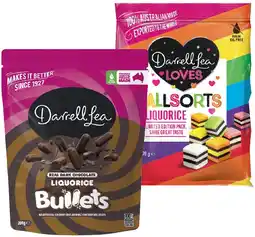 IGA Darrell Lea Share Pack 150-280g or Life Savers Fruit Tingles Balls 150g Selected Varieties offer