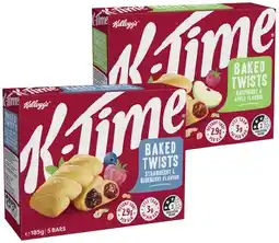 IGA Kellogg’s K‑Time Baked Twists 5 Pack Selected Varieties offer