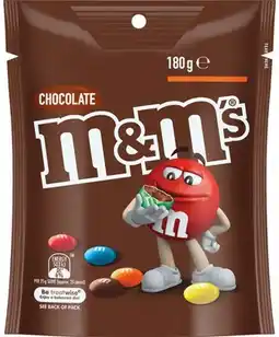 IGA M&M’s 130‑180g, Pods 160g or Maltesers 120‑140g Share Pack Selected Varieties offer