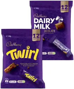 IGA Cadbury Share Pack 120‑180g Selected Varieties offer