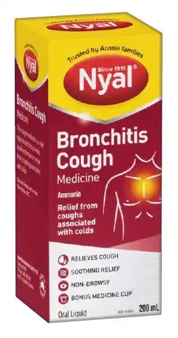 IGA Nyal Bronchitis Cough Medicine 200mL offer