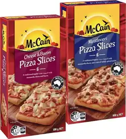 IGA McCain Pizza Slices 540‑600g Selected Varieties offer