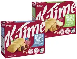 IGA Kellogg’s K‑Time Baked Twists 5 Pack Selected Varieties offer