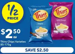 Thins Chips Varieties