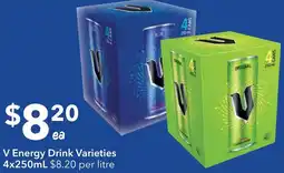 Ritchies V Energy Drink Varieties offer