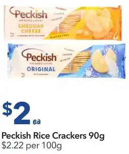 Ritchies Peckish Rice Crackers offer