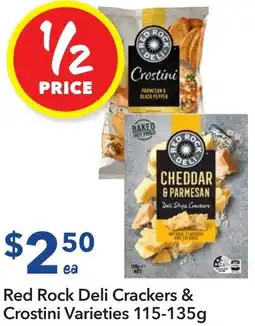 Ritchies Red Rock Deli Crackers & Crostini Varieties offer
