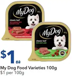 Ritchies My Dog Food Varieties offer
