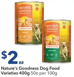 Ritchies Nature's Goodness Dog Food Varieties offer