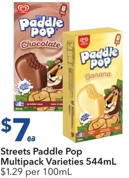 Ritchies Streets Paddle Pop Multipack Varieties offer