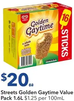 Ritchies Streets Golden Gaytime Value Pack offer