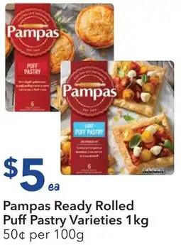 Ritchies Pampas Ready Rolled Puff Pastry Varieties offer