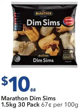 Ritchies Marathon Dim Sims offer