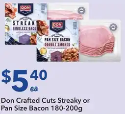 Ritchies Don Crafted Cuts Streaky or Pan Size Bacon offer