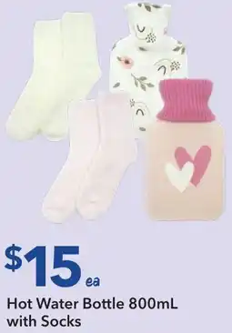 Ritchies Hot Water Bottle with Socks offer