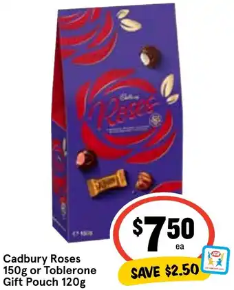 Ritchies Cadbury Roses or Toblerone Gift Pouch offer