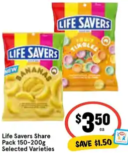 Ritchies Life Savers Share Pack offer