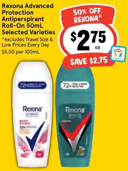 Ritchies Rexona Advanced Protection Antiperspirant Roll-On offer