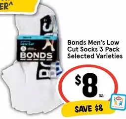 Ritchies Bonds Men's Low Cut Socks offer