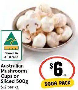 Ritchies Australian Mushrooms Cups or Sliced offer