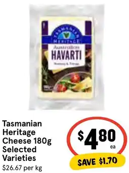 Ritchies Tasmanian Heritage Cheese offer