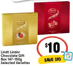 Ritchies Lindt Lindor Chocolate Gift Box offer