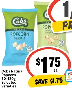 Ritchies Cobs Natural Popcorn offer