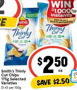 Ritchies Smith's Thinly Cut Chips offer