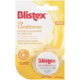 Woolworths Blistex Lip Conditioner SPF30 7g offer