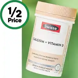 Woolworths Swisse Ultiboost Calcium + Vitamin D Tablets Pk 150 offer