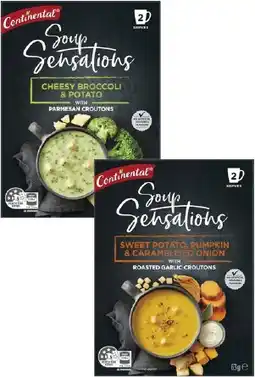 Coles Continental Soup Sensations 2 Serves 48g-70g offer