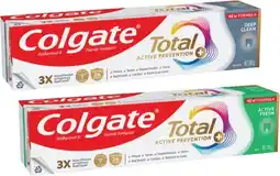 Coles Colgate Total Active Deep Clean or Fresh Toothpaste 200g offer