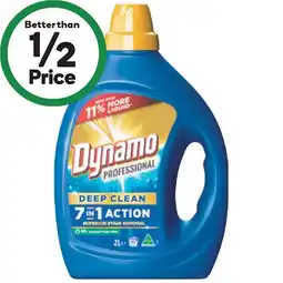 Woolworths Dynamo Professional Laundry Liquid 2 Litre offer