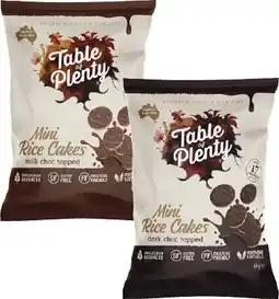 Coles Table of Plenty Sharepack Mini Rice Cakes 60g offer