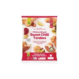 Woolworths Woolworths Chicken Breast Sweet Chilli Tenders 1 kg – From the Freezer offer