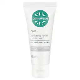 Woolworths Dermaveen Hydrating Facial Moisturiser 75ml offer