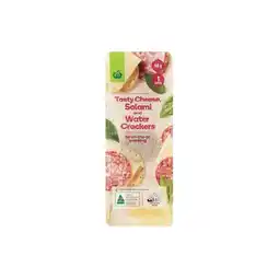 Woolworths Woolworths Tasty Cheese, Salami & Crackers 50g – From the Fridge offer