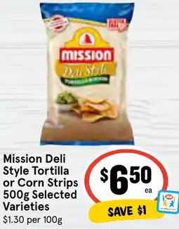 Ritchies Mission Deli Style Tortilla or Corn Strips offer