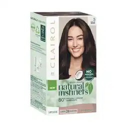 Woolworths Clairol Natural Insticts Semi Permanent Hair Colour offer