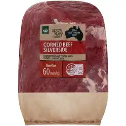 Woolworths Australian Corned Beef Silverside offer