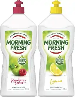 Coles Morning Fresh Dishwashing Liquid 900mL offer