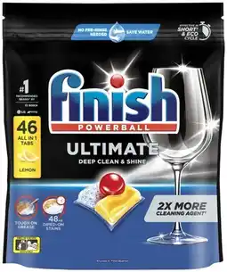 Coles Finish Ultimate Dishwashing Tablets 46 Pack offer