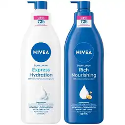 Woolworths Nivea Moisturising Body Lotion 400ml offer