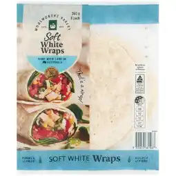 Woolworths Woolworths Wraps 360g Pk 8 offer