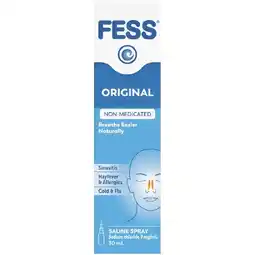 Woolworths Fess Saline Nasal Spray 30ml offer
