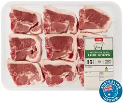 Coles Coles Australian Lamb Loin Chops offer