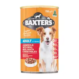 Woolworths Baxter’s Wet Dog Food 700g offer